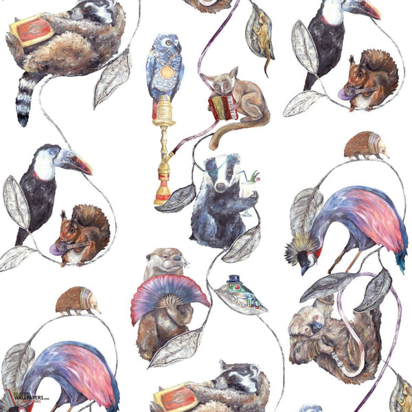 Hackney Empire behang-House of Hackney-White-200 cm-Selected-Wallpapers-Interiors
