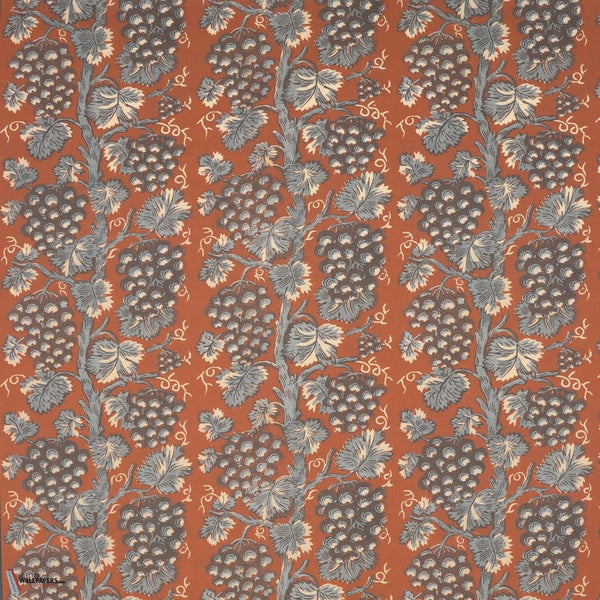 Harcourt Tapete-Pierre Frey-Carmin-Meter (M1)-Selected Wallpapers-Interiors