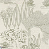 Hasu-Casamance-behang-Ivoire/Vert de Gris-Meter (M1)-Selected Wallpapers
