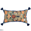 Heirloom Kussen-Kussen-Mind the Gap-Blue & Red-50 x 30 cm-Selected Interiors