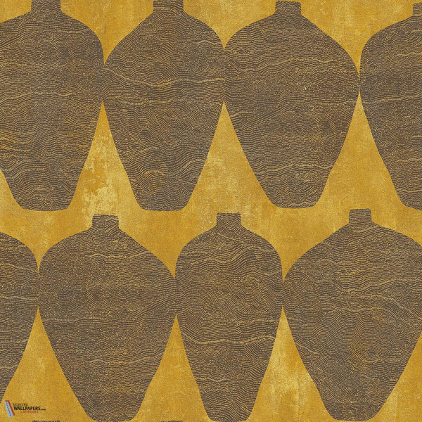 Hemia wallpaper-Masureel-Calendula-Roll-Selected-Wallpapers-Interiors