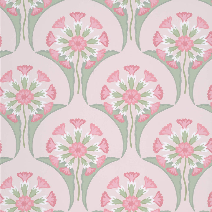Hencroft-behang-Tapete-Little Greene-Pink Primula-Rol-0245HEPINKP-Selected Wallpapers