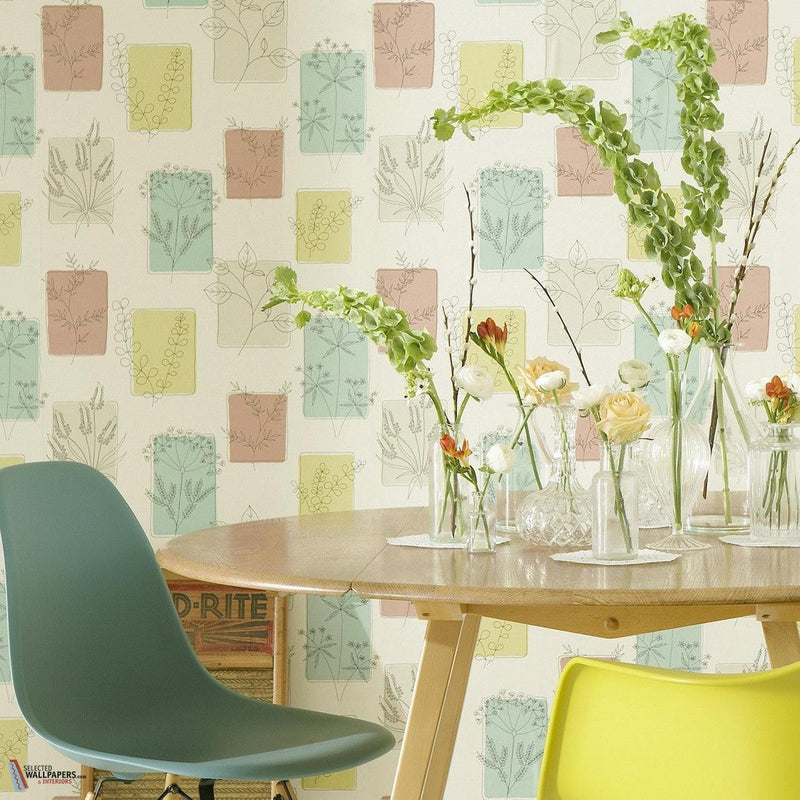 Herbes Tapete von Little Greene