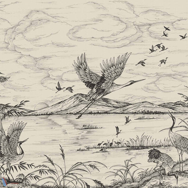 Heron's Poetry-Coordonne-behang-Nacre-Non Woven-Selected Wallpapers