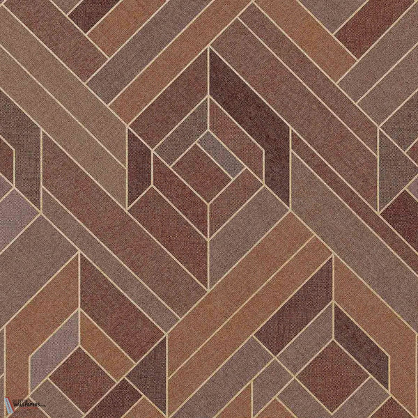 Hexagonal behang-Coordonne-Clay-Non Woven-Selected-Wallpapers-Interiors