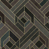 Hexagonal behang-Coordonne-Slate-Non Woven-Selected-Wallpapers-Interiors