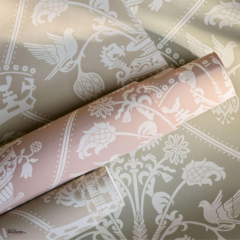 Highgrove damask papier peint de Sanderson