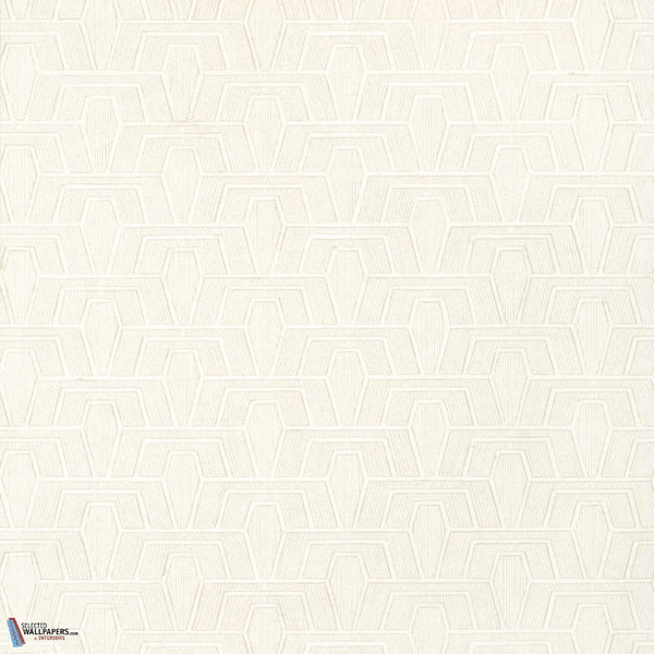 Hinton Tunnel-Thibaut-behang-Ivory-Rol-Selected Wallpapers