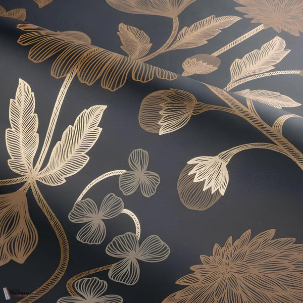 Hippolyte wallpaper-Casamance-Selected Wallpapers-Interiors