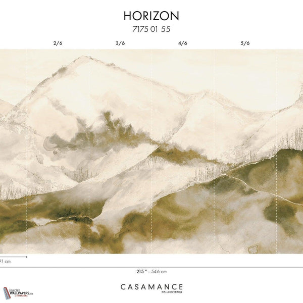 Horizon wallpaper-Casamance-Selected Wallpapers-Interiors