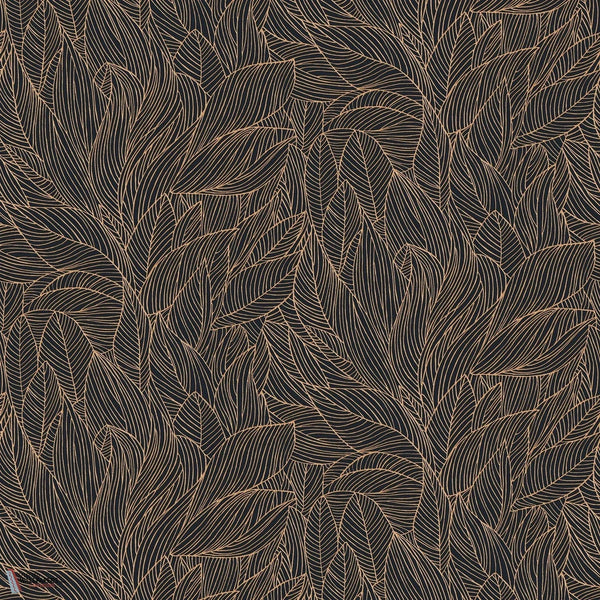 Hosta wallpaper-Casamance-Sable/Nacre-Roll-Selected-Wallpapers-Interiors
