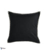 Housse de Coussin Arthur's Seat-Kussen-Casamance-Black-45 x 45 cm-Selected Interiors