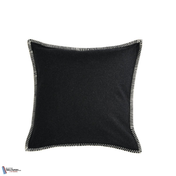 Housse de Coussin Arthur's Seat-Kussen-Casamance-Black-45 x 45 cm-Selected Interiors