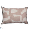 Housse de Coussin Entrelacs-Casamance-kussen-Rose Poudre-60 x 40 cm-Selected Interiors