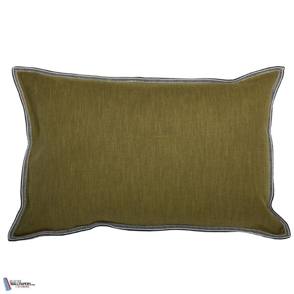 Housse de Coussin Guethary-Kussen-Casamance-Olive-40 x 60 cm-Selected Interiors