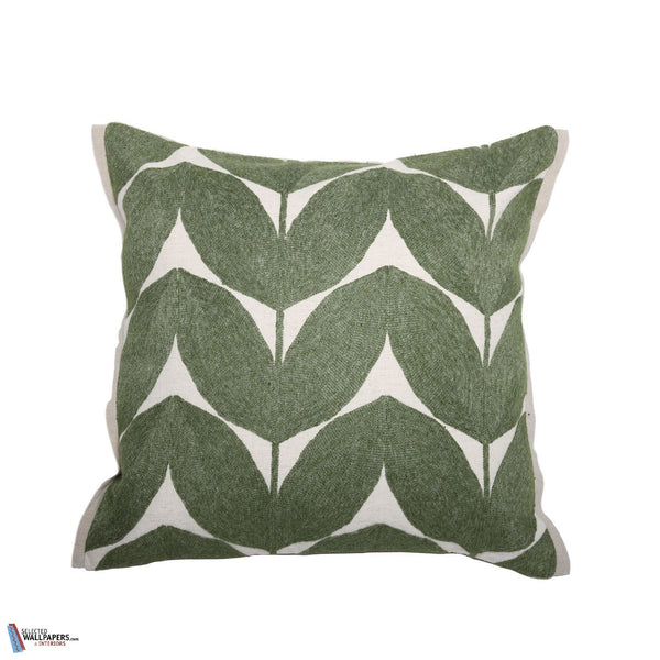 Housse de Coussin Herbes Folles-Kussen-Casamance-Olive-45 x 45 cm-Selected Interiors