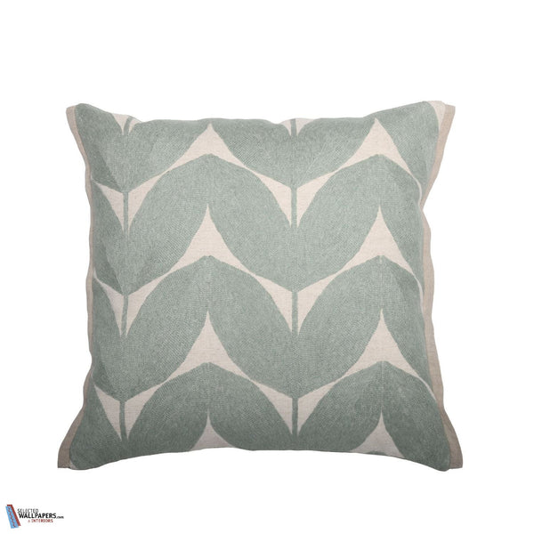 Housse de Coussin Herbes Folles-Kussen-Casamance-Celadon-45 x 45 cm-Selected Interiors