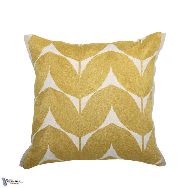 Housse de Coussin Herbes Folles-Kussen-Casamance-Moutarde-45 x 45 cm-Selected Interiors
