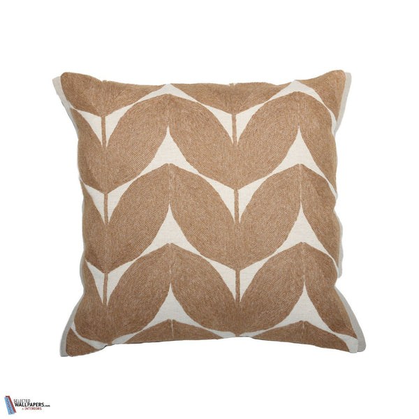 Housse de Coussin Herbes Folles-Kussen-Casamance-Tabac-45 x 45 cm-Selected Interiors