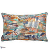 Housse de Coussin Point de Vue-Kussen-Casamance-Turquoise Orange-40 x 60 cm-Selected Interiors