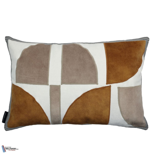 Housse de Coussin Raito-Casamance-kussen-Nacre Camel-60 x 40 cm-Selected Interiors