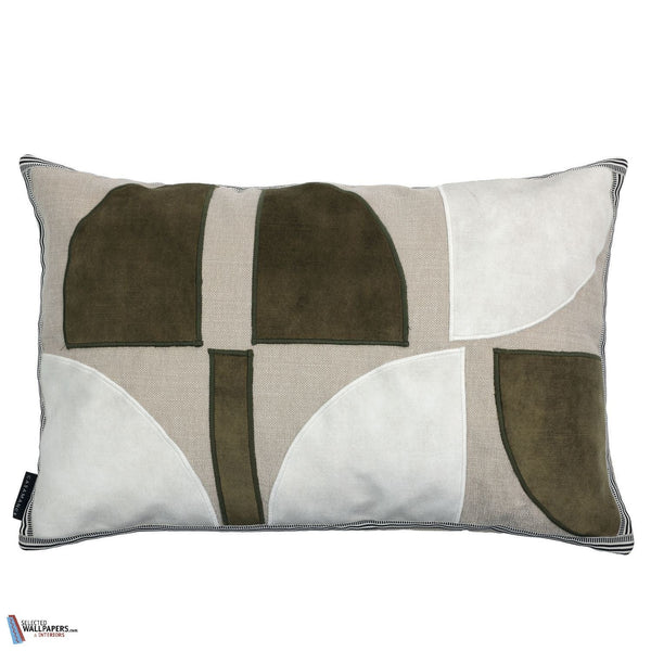 Housse de Coussin Raito-Casamance-kussen-Lin Vert Olive-60 x 40 cm-Selected Interiors