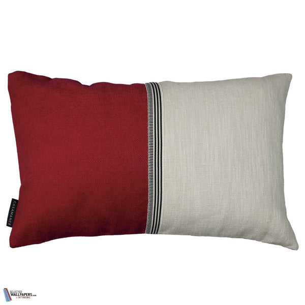 Housse de Coussin Rime-Casamance-kussen-Grenat Grege-50 x 30 cm-Selected Interiors
