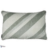 Housse de Coussin Slalom-Casamance-kussen-Vert de Gris-60 x 40 cm-Selected Interiors