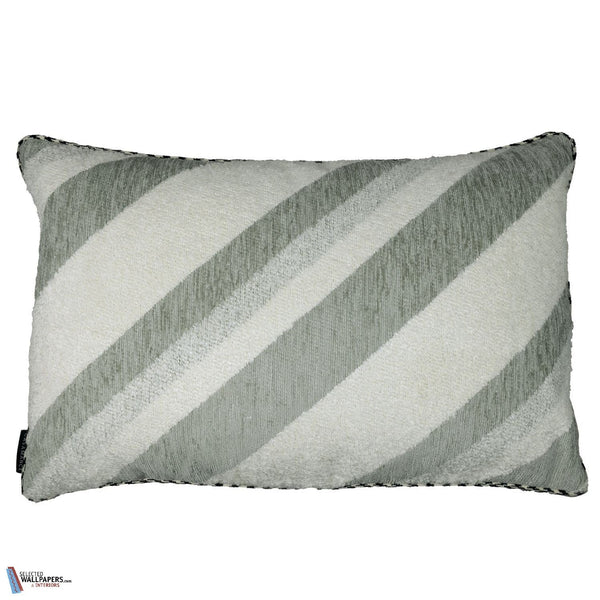 Housse de Coussin Slalom-Casamance-kussen-Vert de Gris-60 x 40 cm-Selected Interiors