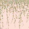 Hummingbirds Flora-Cole & Son-Tangerine & Olive on Blush-Set-Selected-Wallpapers-Interiors