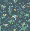 Hummingbirds-Cole & Son-Viridian-Roll-Selected-Wallpapers-Interiors