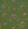 Hummingbirds-Cole & Son-Fuchsia on Racing Green-Roll-Selected-Wallpapers-Interiors