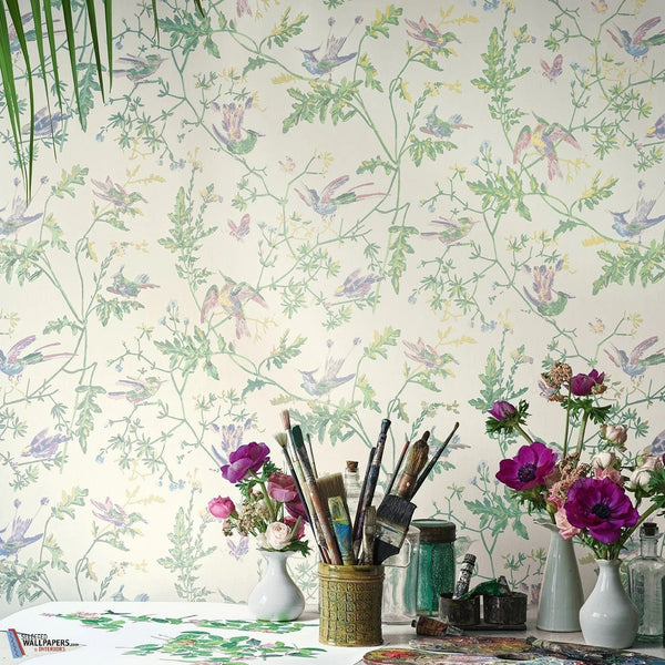 Hummingbirds-Cole & Son-Selected-Wallpapers-Interiors
