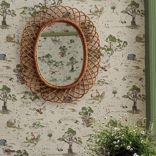 Hundred Acre Wood-wallpaper-Sanderson-Selected Wallpapers