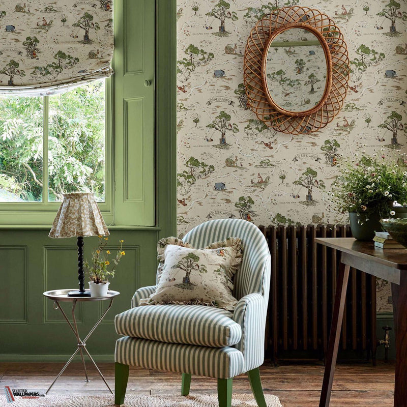 Hundred Acre Wood papel pintado de Sanderson