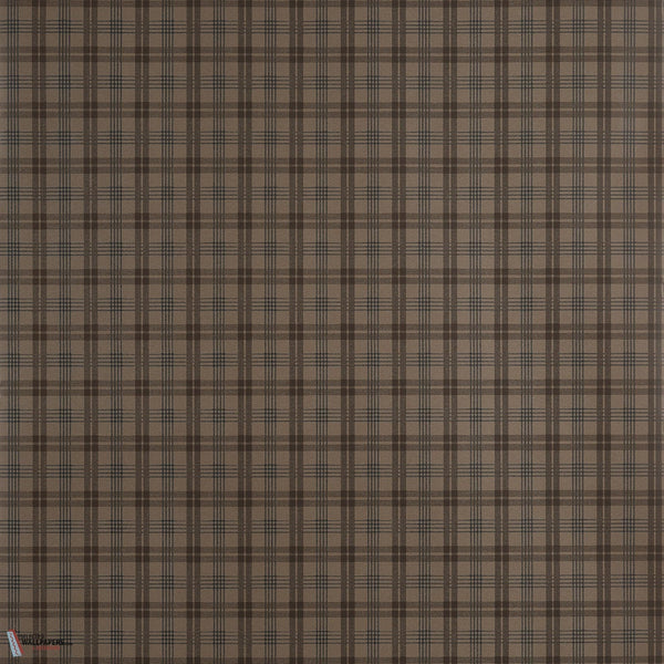 Huntley Plaid behang-Thibaut-Brown-Rol-Selected-Wallpapers-Interiors