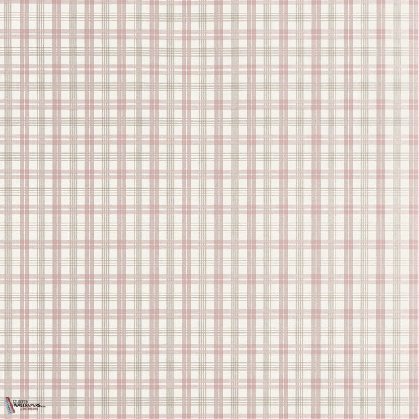 Huntley Plaid behang-Thibaut-Blush-Rol-Selected-Wallpapers-Interiors