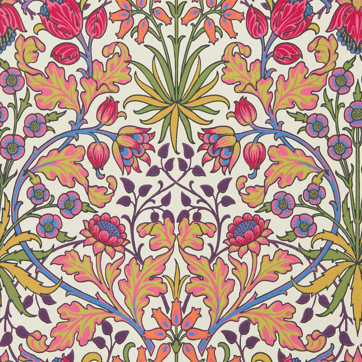 Hyacinth-behang-tapete-wallpaper-Morris & Co-Cosmo Pink-Rol-Selected-Wallpapers-Interiors