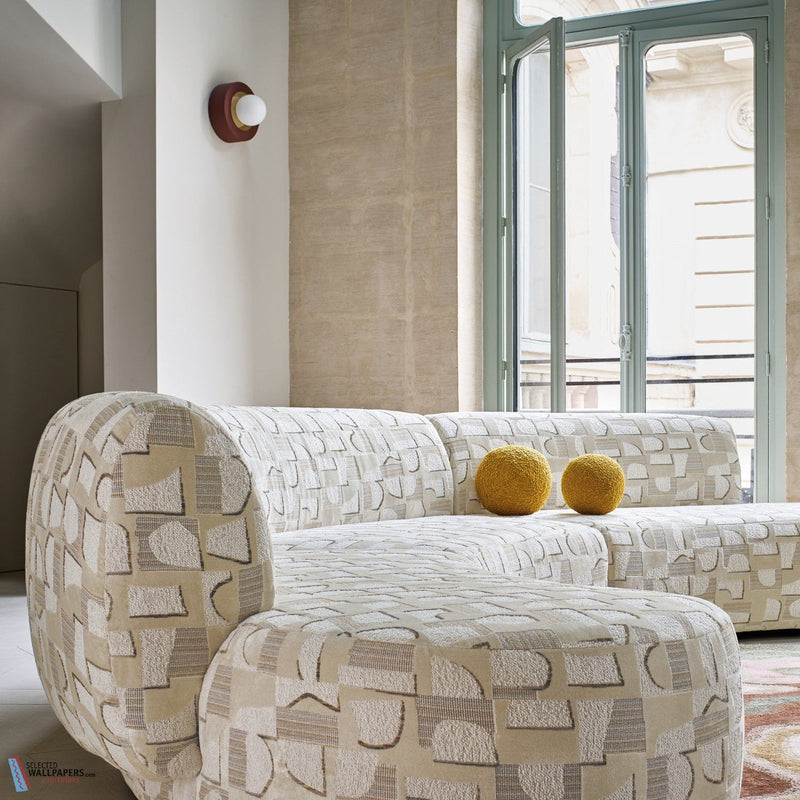 Hymne fabric-Casamance-Selected-Wallpapers-Interiors