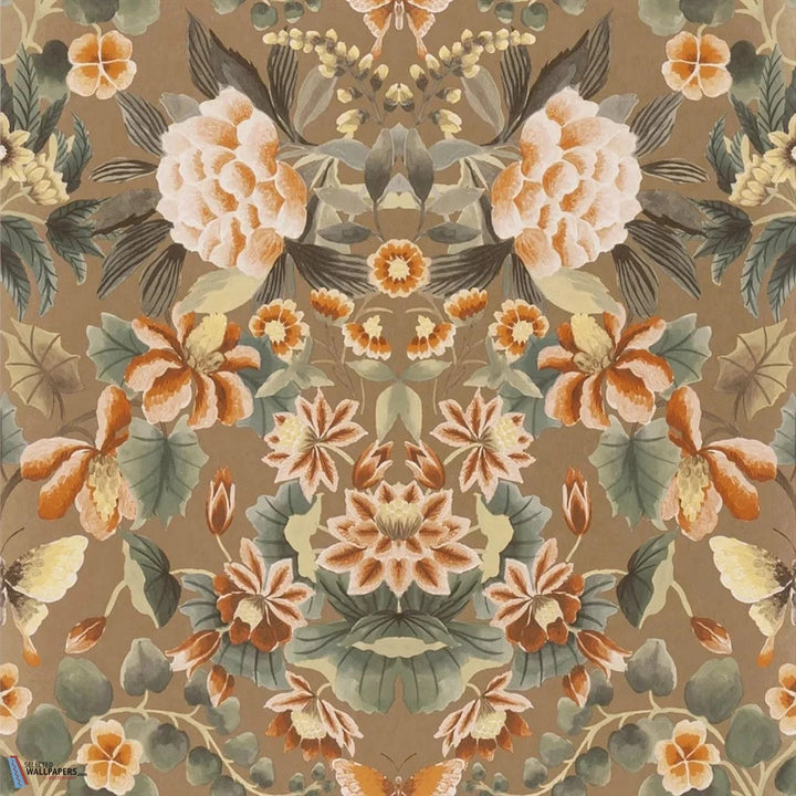 Ikebana Damask-behang-Tapete-Designers Guild-Gold-Rol-PDG1156/06-Selected Wallpapers