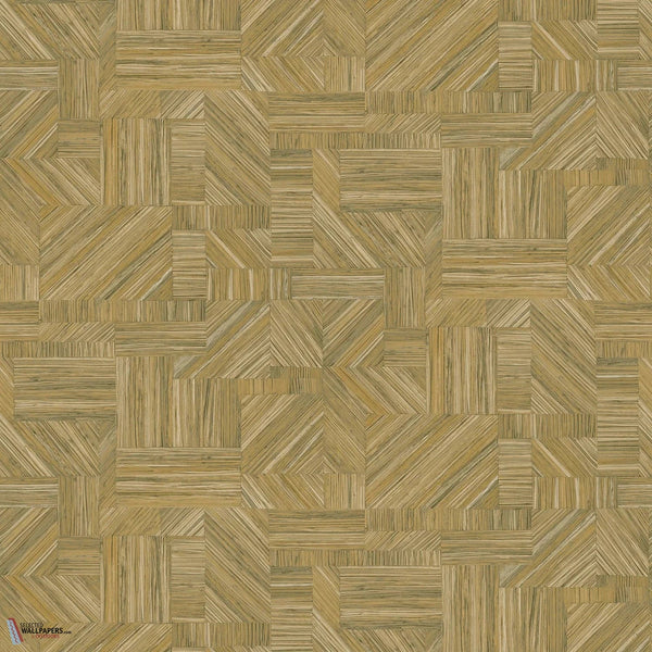 Imbrication wallpaper-Casamance-Cactus-Roll-Selected-Wallpapers-Interiors