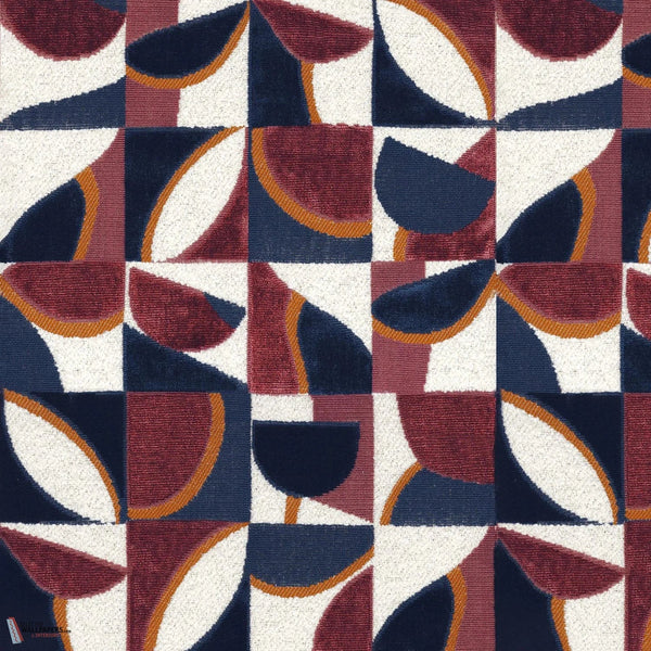 Impatient stof-Casamance-Bleu Azurite-Meter (M1)-Selected-Wallpapers-Interiors