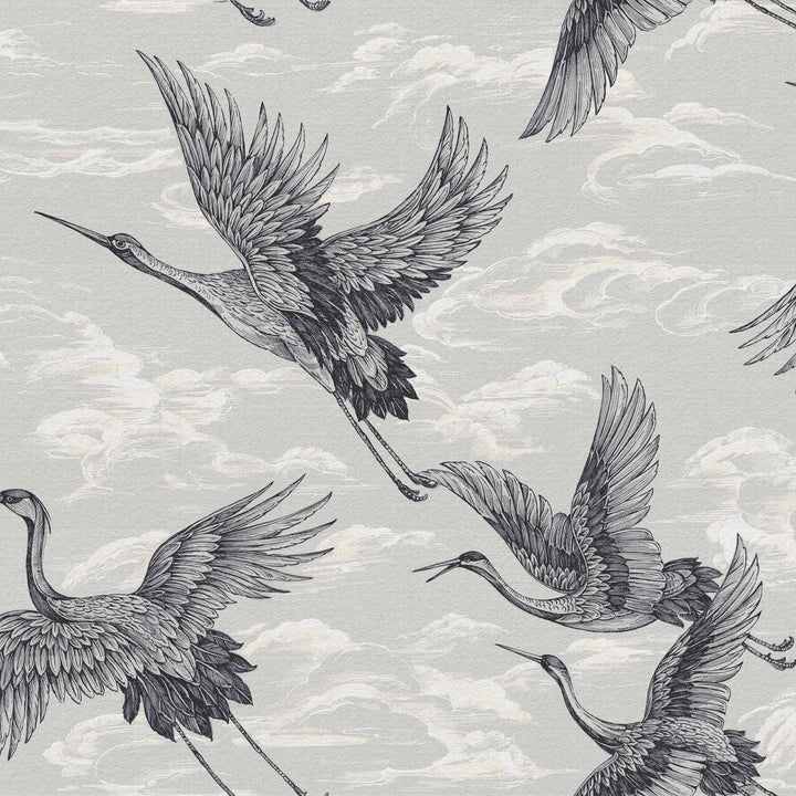 Imperial Ibis-Coordonne-behang-tapete-wallpaper-Swan-Non Woven-Selected-Wallpapers-Interiors