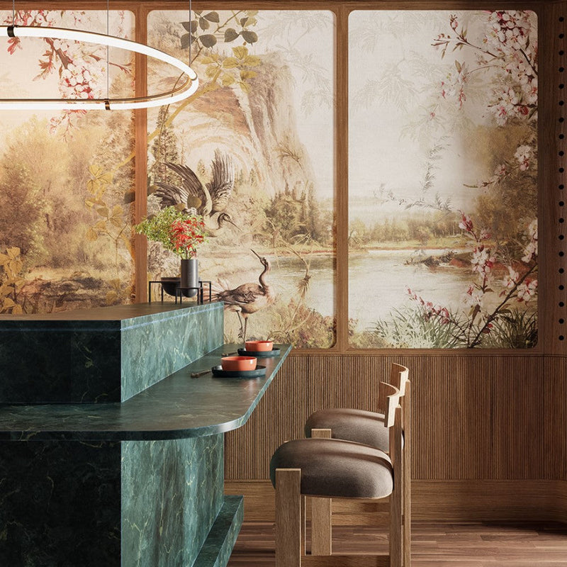 Incantatus Lacus-Inkiostro Bianco-Tapete-Selected-Wallpapers-Interiors