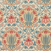 Iris & Rose wallpaper-Morris & Co-Indigo/Crimson-Roll-Selected Wallpapers-Interiors