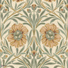 Isadora wallpaper-Casamance-Ivoire/Celadon-Roll-Selected Wallpapers-Interiors