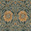 Isadora wallpaper-Casamance-Vert Anglais/Celadon-Roll-Selected Wallpapers-Interiors