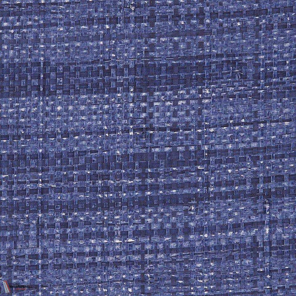 Island Raffia-Phillip Jeffries-wallpaper-Key Largo Blue-Roll-Selected Wallpapers