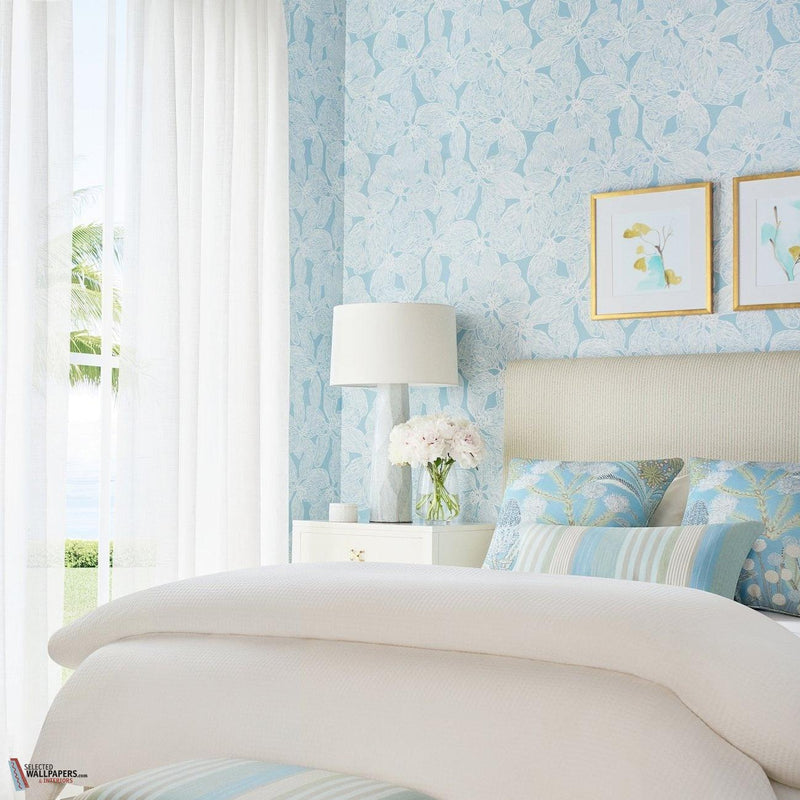 Island orchid wallpaper by Thibaut