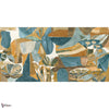 Jardin Danse behang-Casamance-Blue Persan Ambre-Set-Selected-Wallpapers-Interiors